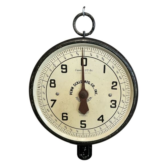 Penn Scale MFG Scale Series 820 Philadelphia PA Capacity 20 LBS Hanging Farm - Picture 8 of 8